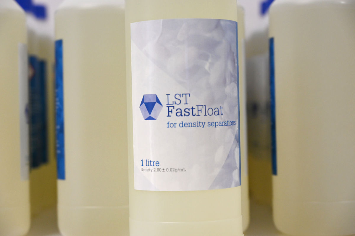A bottle of LST Fastfloat